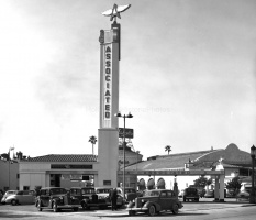 Associated Flying "A" Gas Station 1946