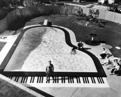 Liberace's Pool 1957