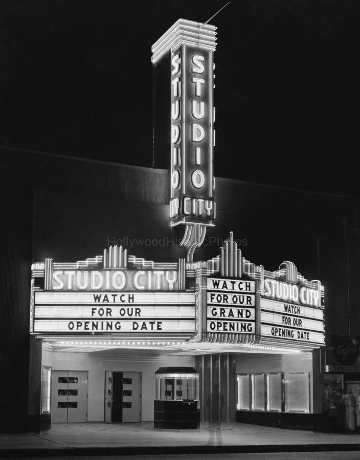 Studio City Theatre 1938 #1
