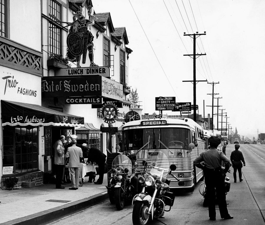 Sunset Blvd. & Doheny Dr. 1956
