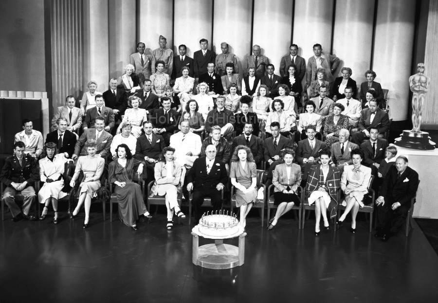 Hollywood Historic Photos - MGM Stars 20th Anniversary 1944